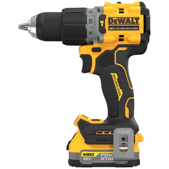 DeWalt Akku-Schlagbohrschrauber 18 V, incl. 2x Akku XR 1,7 Ah, Schnellladegerät, Zubehör, TSTAK-Box