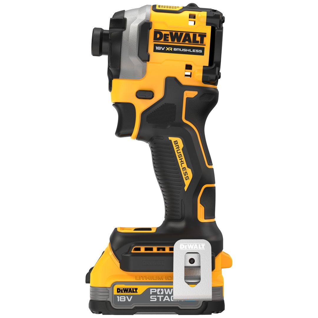 DeWalt Akku-Schlagschrauber 1/4, 18 V, incl. 2x Akku XR 1,7 Ah, Schnellladegerät, Zubehör, TSTAK-Box