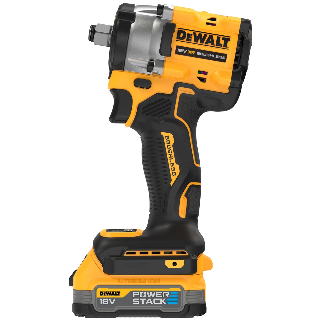 DeWalt Akku-Schlagschrauber 1/2, 18 V, incl. 2x Akku XR 1,7 Ah, Schnellladegerät, Zubehör, TSTAK-Box