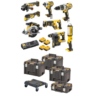 DeWalt Akku-Schlagbohrschrauber-Set 18 V / 5Ah, DCK853P4T-QW