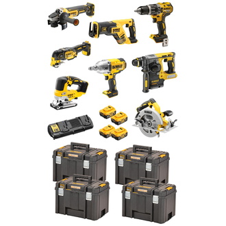 DeWalt Akku-Schlagbohrschrauber-Set 18 V / 5Ah, DCK865P4T-QW