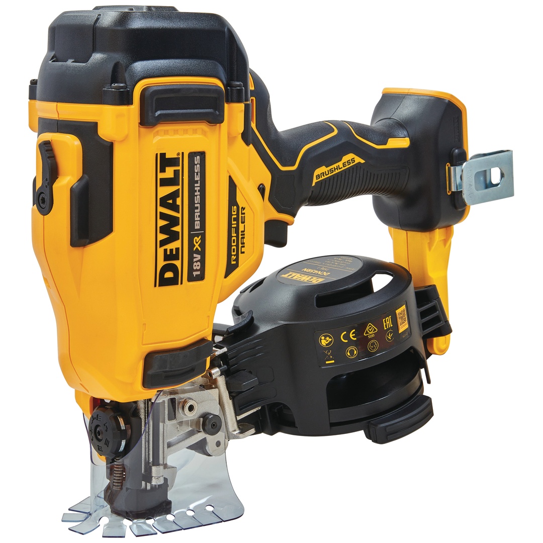 DeWalt Akku-Dachpappennagler 18 V (bürstenlos), incl. Gürtelhalter, TSTAK-Box