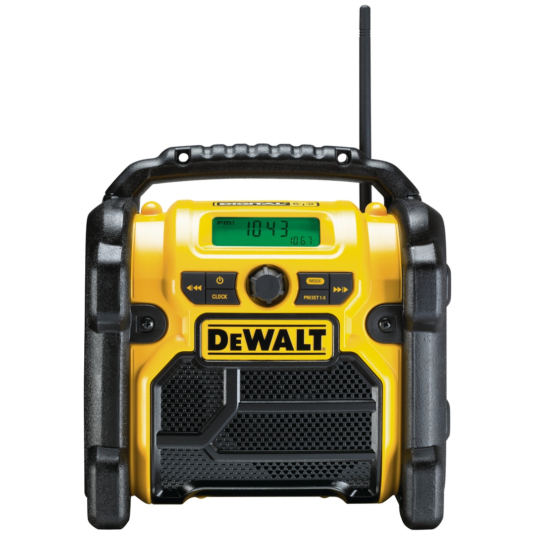 DeWalt Akku- und Netz-Radio für 10,8 - 18V, DAB+/FM Stereo