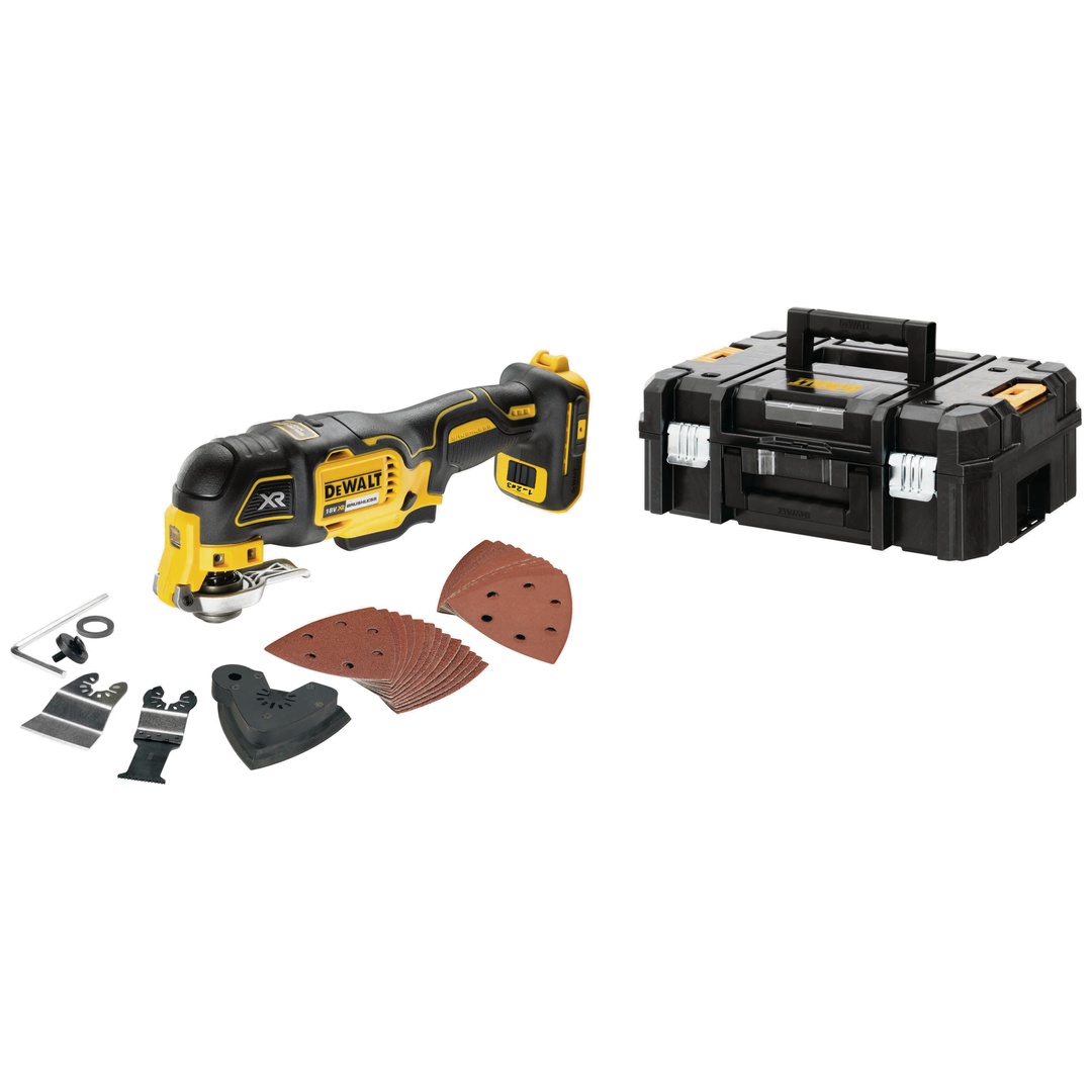 DeWalt oszillierendes Akku-Multi-Tool, 18 V (Basisversion), incl. Zubehör, TSTAK-Box