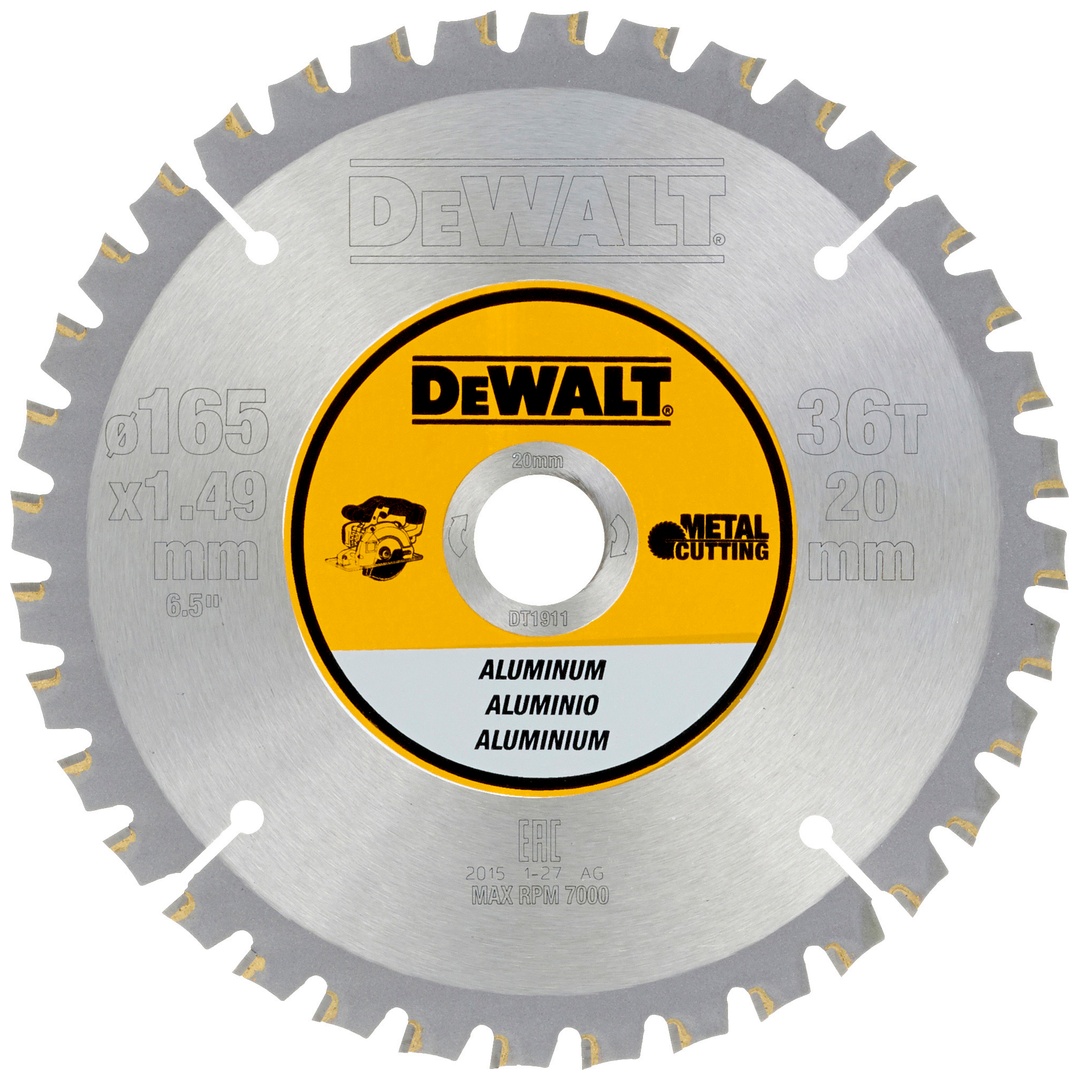 DeWalt Kreissägeblatt Akku 165/20 mm 36FZ