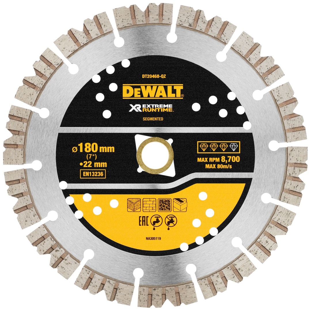 DeWalt XR EXTREME RUNTIME Diamanttrennscheibe