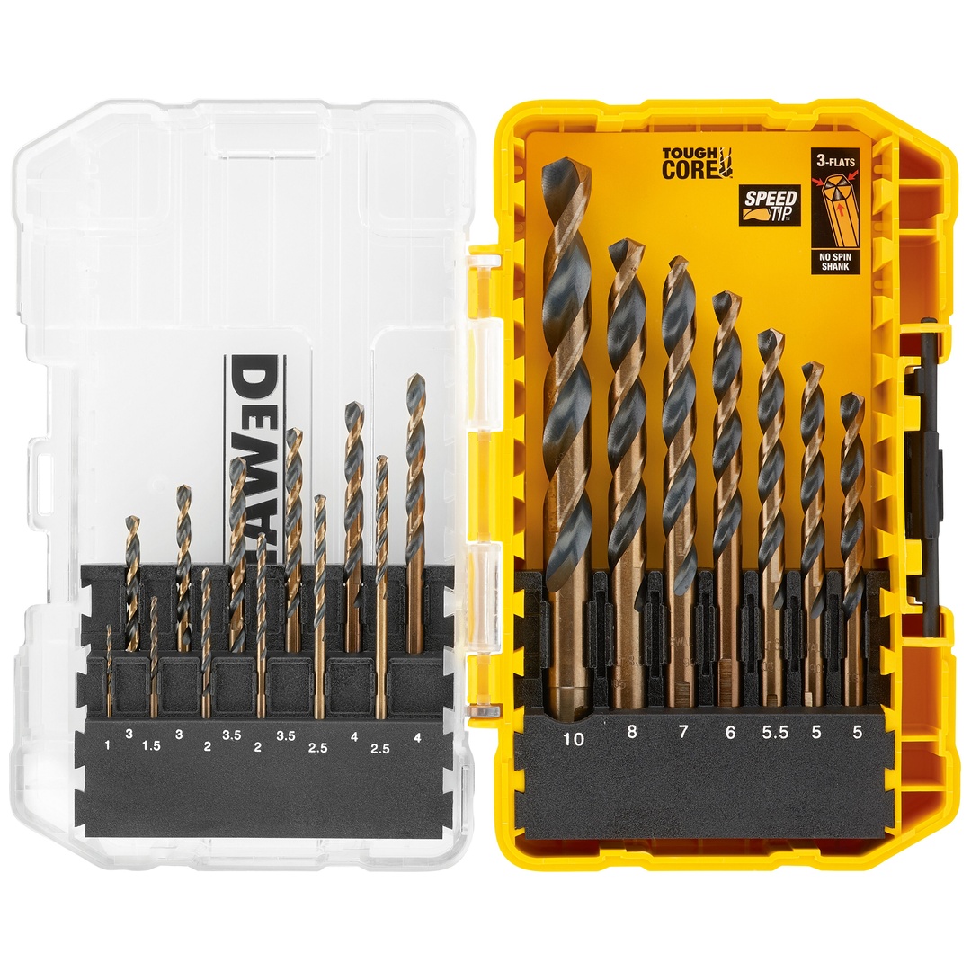 DeWalt Metallbohrer-Set 19-tlg. HSS-G, Art.Nr. DT70728POS-QZ