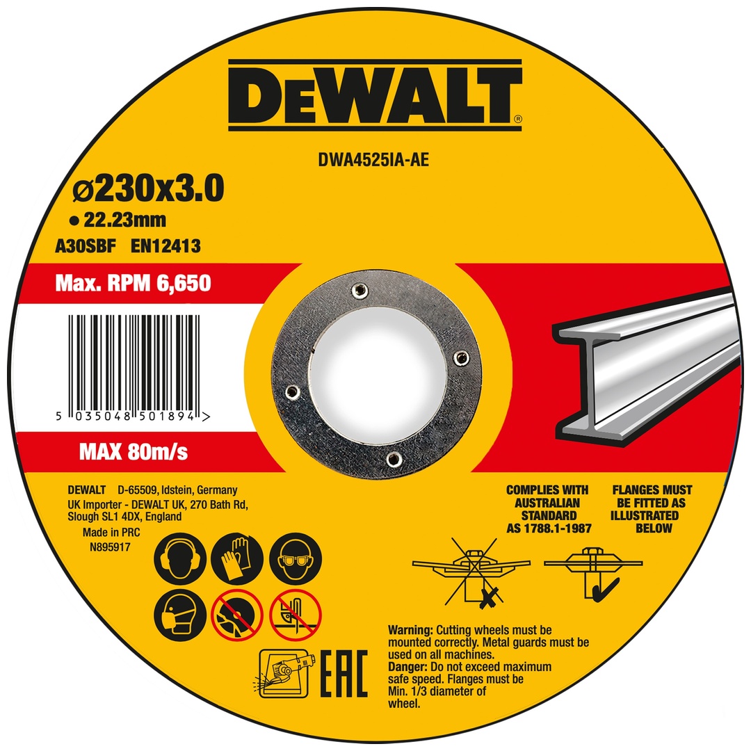 DeWalt Trennscheibe 230x3x22,23 mm Metall