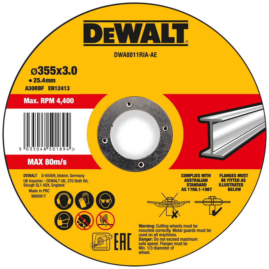 DeWalt Trennscheibe 355x3x25,4 mm Metall