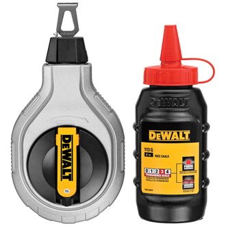 DeWalt Schlagschnur-Set 30 m mit roter Kreide