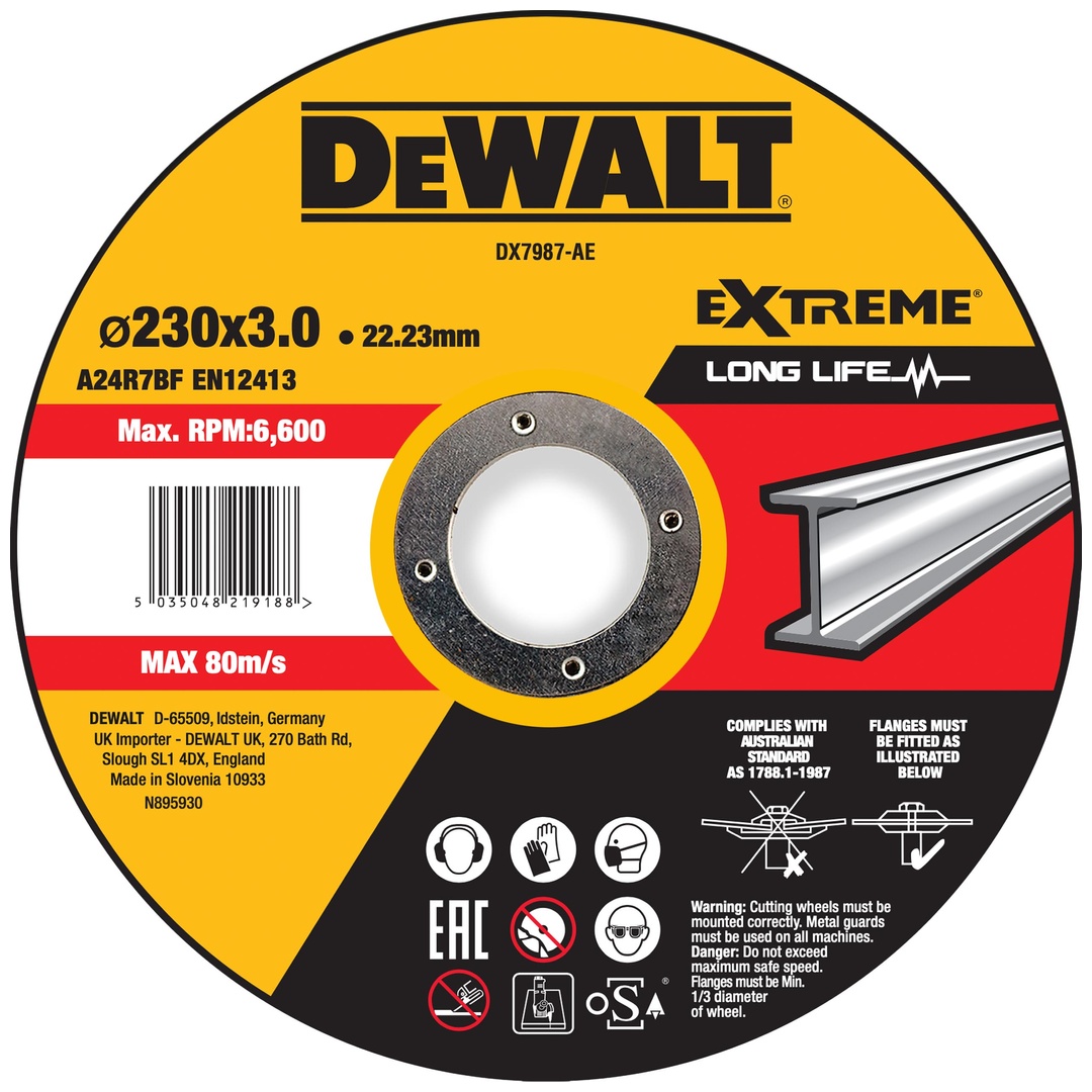 DeWalt Trennscheibe 230x3x22,23 mm Metall