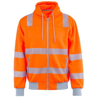 Planam Norit Warnschutz Hoody Gr. 4XL orange/zink