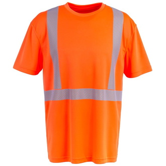 Planam Norit Warnschutz T-Shirt kurzarm Gr. 4XL orange