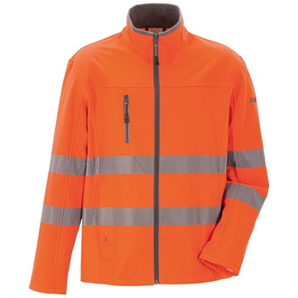 Planam Norit Warnschutz Herren Hybridjacke Gr. 102 orange