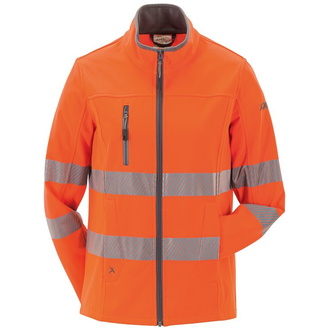 Planam Norit Warnschutz-Hybridjacke Damen Gr. 36 orange