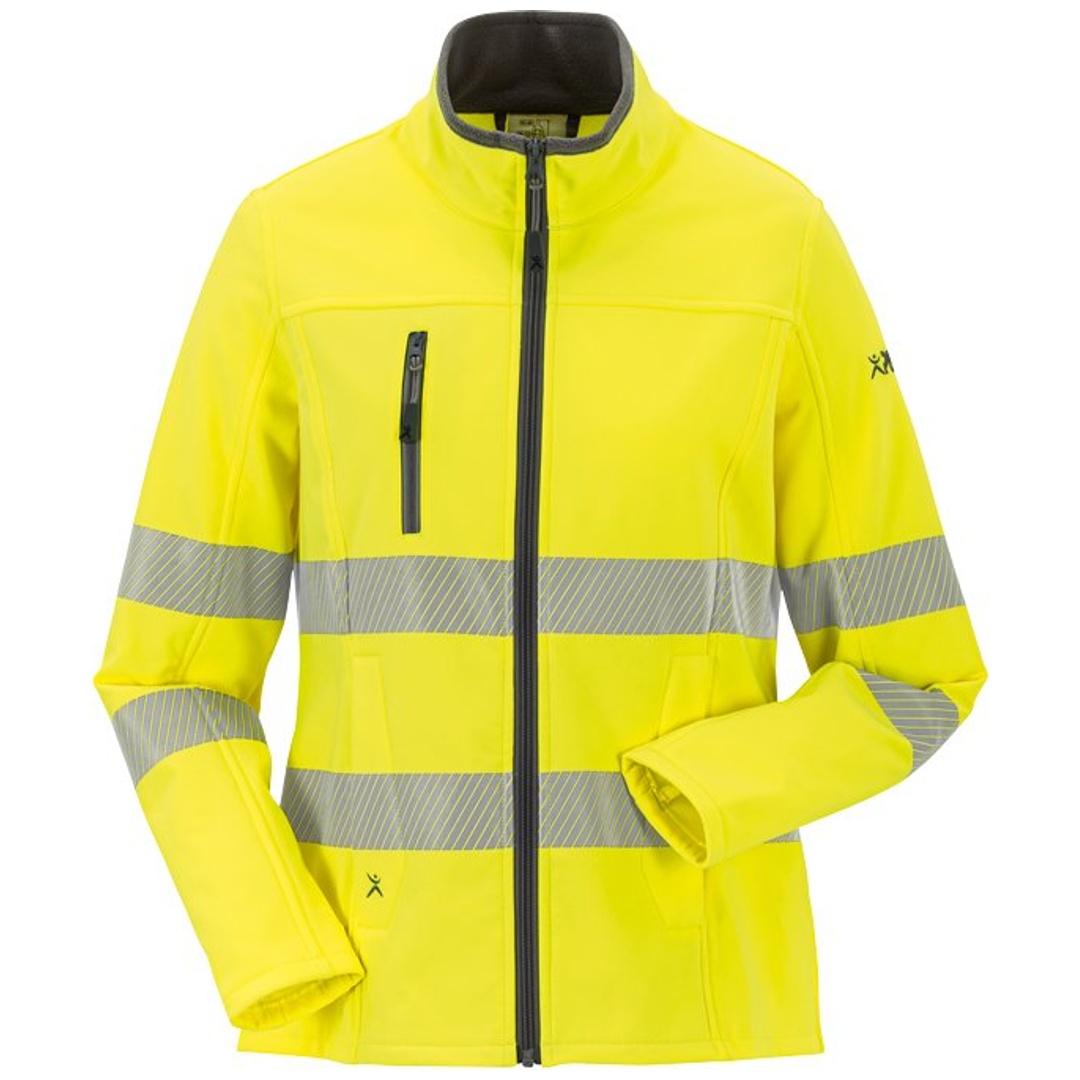 Planam Norit Warnschutz-Hybridjacke Damen Gr. 40 gelb