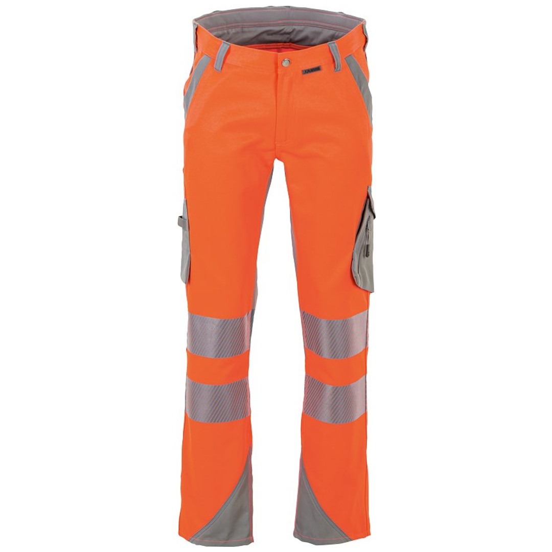 Planam Norit Warnschutz Herren Bundhose Gr. 94 orange/zink