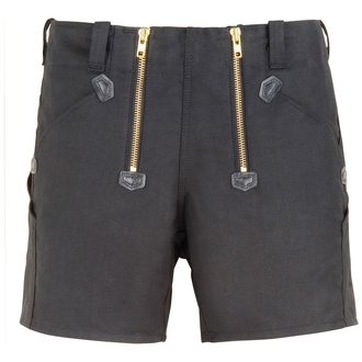 FHB JO Zunftshorts Rips-Moleskin, schwarz, Gr. 46