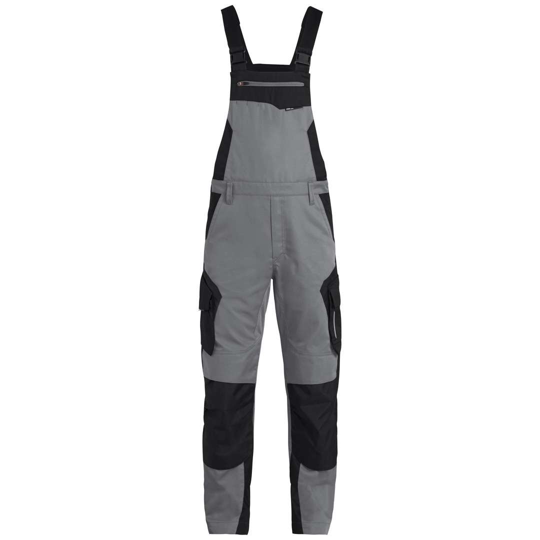 FHB Latzhose Pascal Gr. 66 grau/schwarz