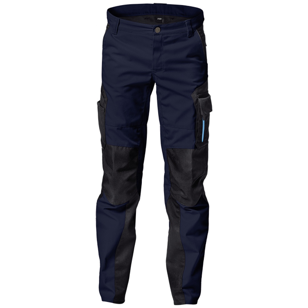 FHB Kinder Bundhose Hugo 125500 Gr. 134/140 marine/schwarz