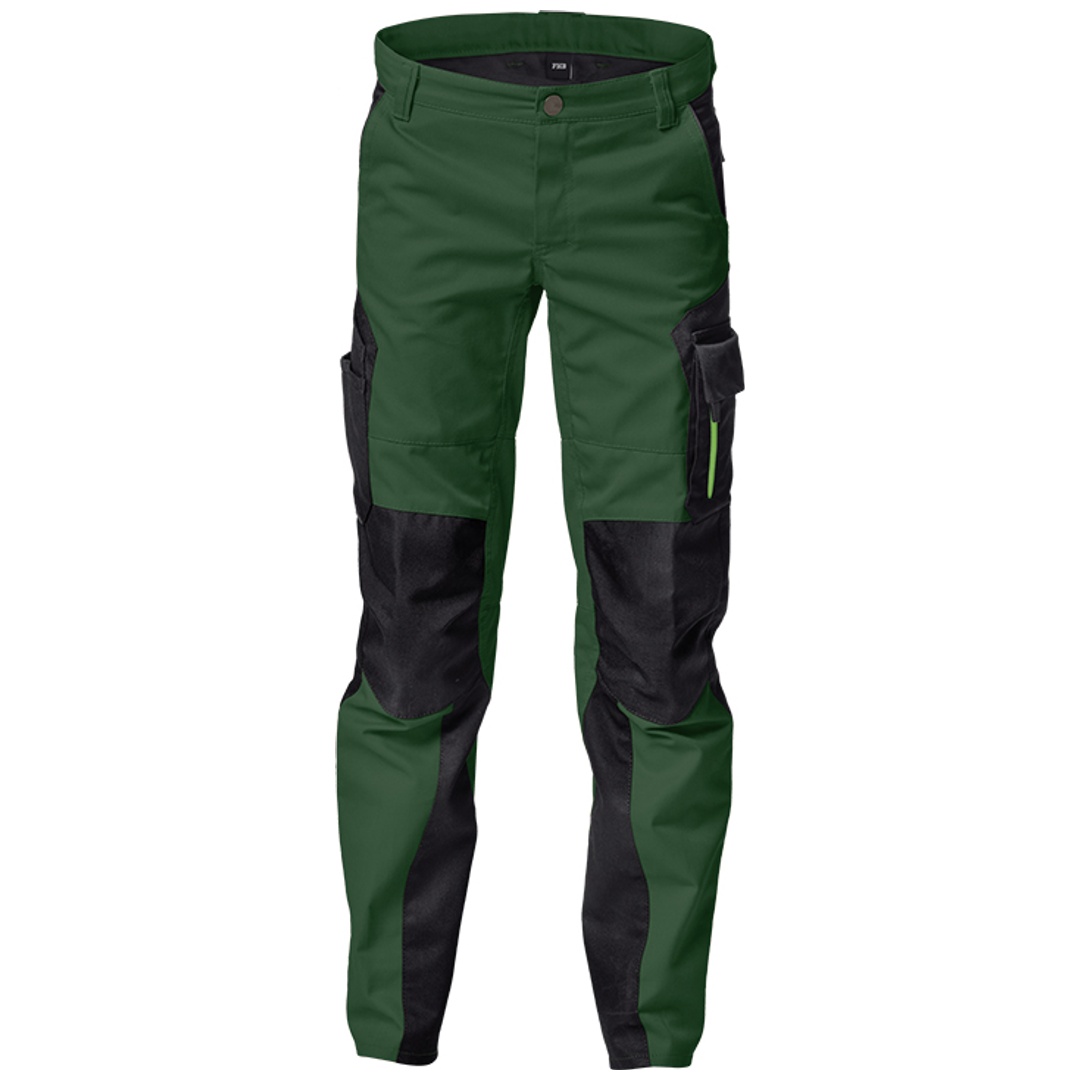 FHB Kinder Bundhose Hugo 125500 Gr. 158/164 grün/schwarz