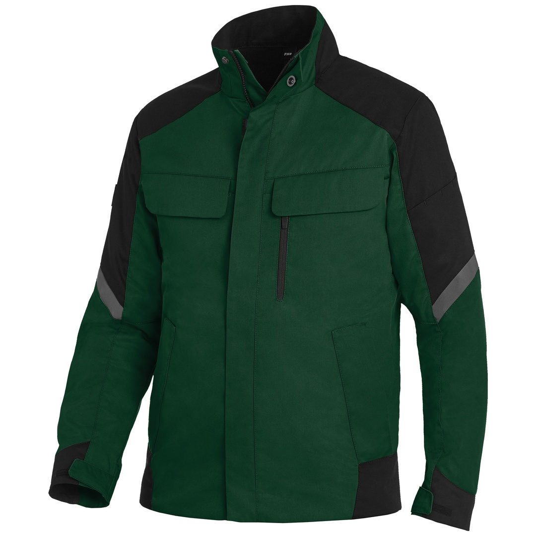 FHB Arbeitsjacke Frank 125900 Gr. S grün/schwarz