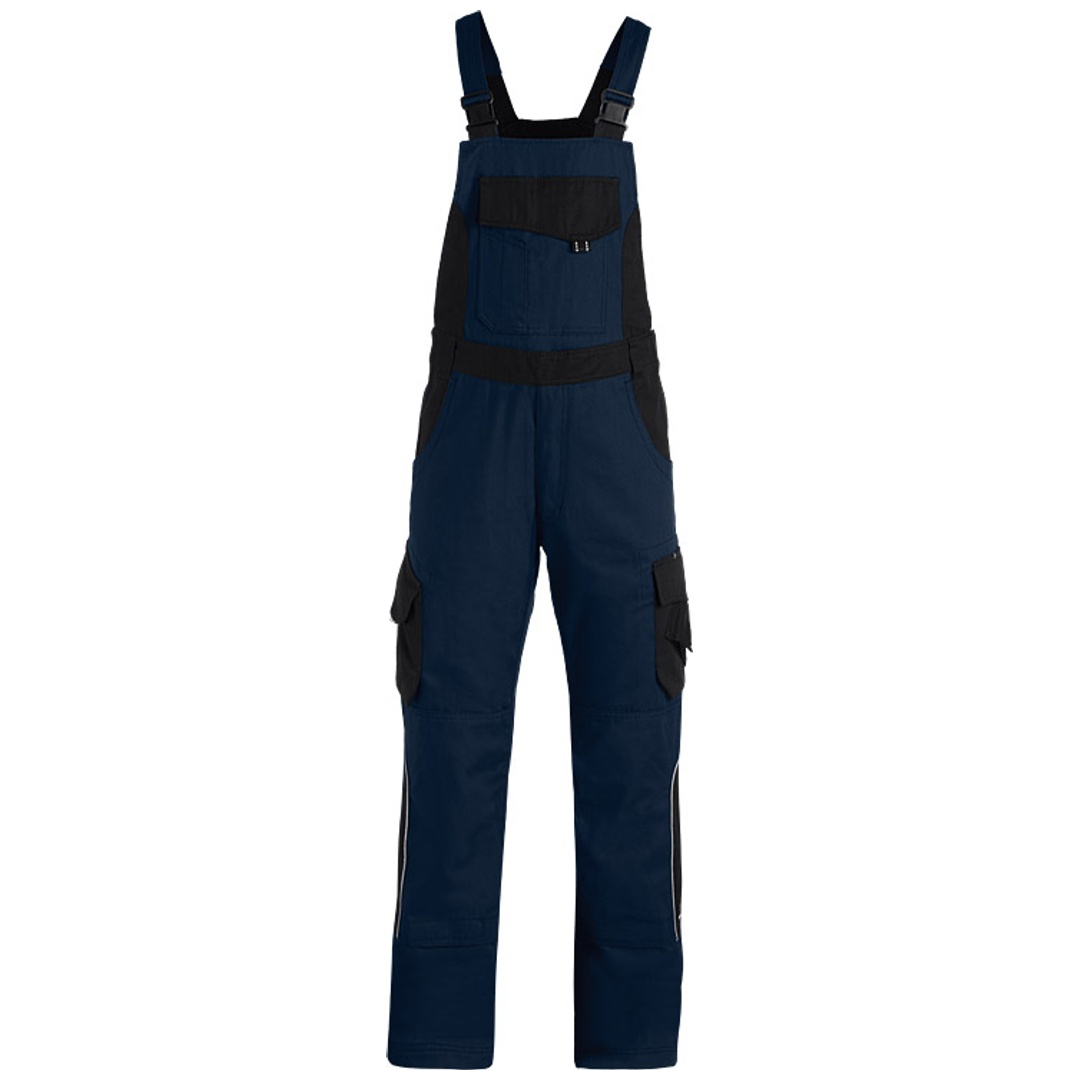 FHB Latzhose Herren Twill Eckhard 130630 66 marine/schwarz