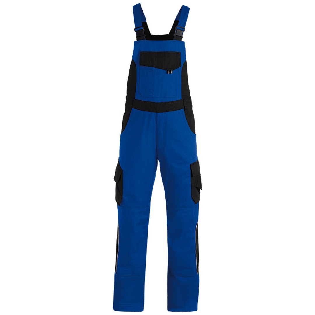 FHB Latzhose Herren Twill Eckhard 130630 98 royalblau/schwarz