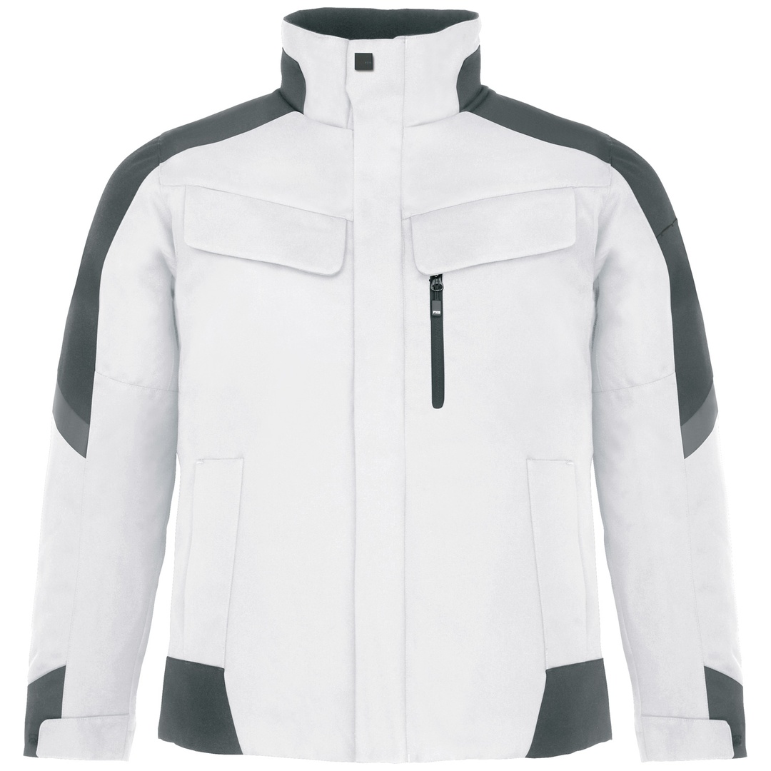 FHB Arbeitsjacke wasserabweisend Lars Gr. 3XL weiß/anthrazit