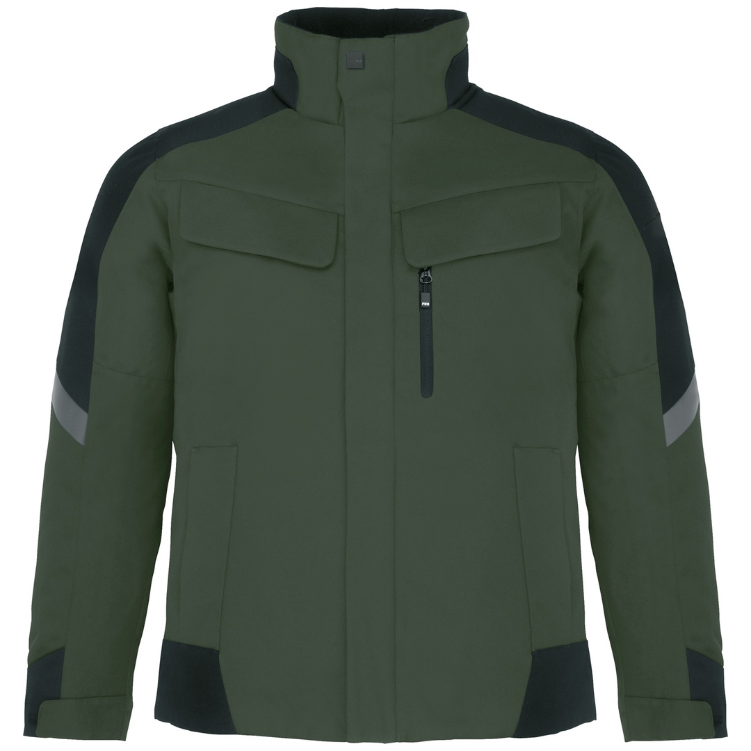 FHB Arbeitsjacke wasserabweisend Lars Gr. M oliv/schwarz