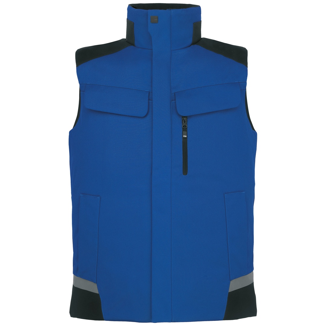 FHB Arbeitsweste wasserabweisend Hauke Gr. XL royal/schwarz