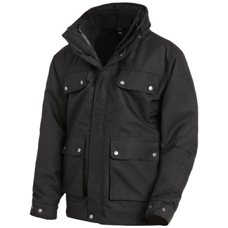 FHB MATTHIAS Arbeitsjacke 1+1, schwarz, Gr. 2XL