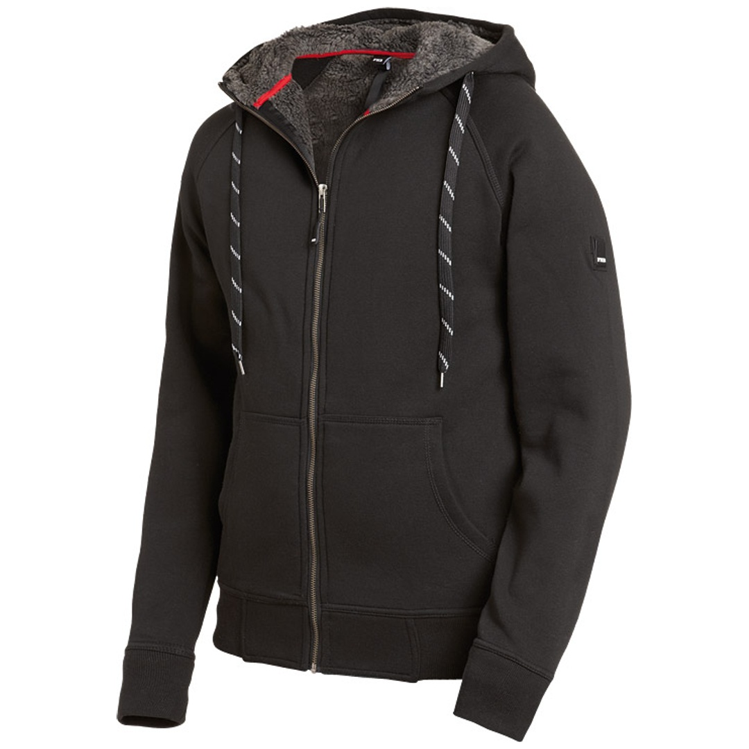 Fhb Kapuzen-Sweater-Jacke Jörg 79293 Gr. M Schwarz
