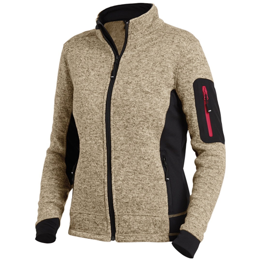 FHB Strickjacke Marieke 79596 XL beige/schwarz
