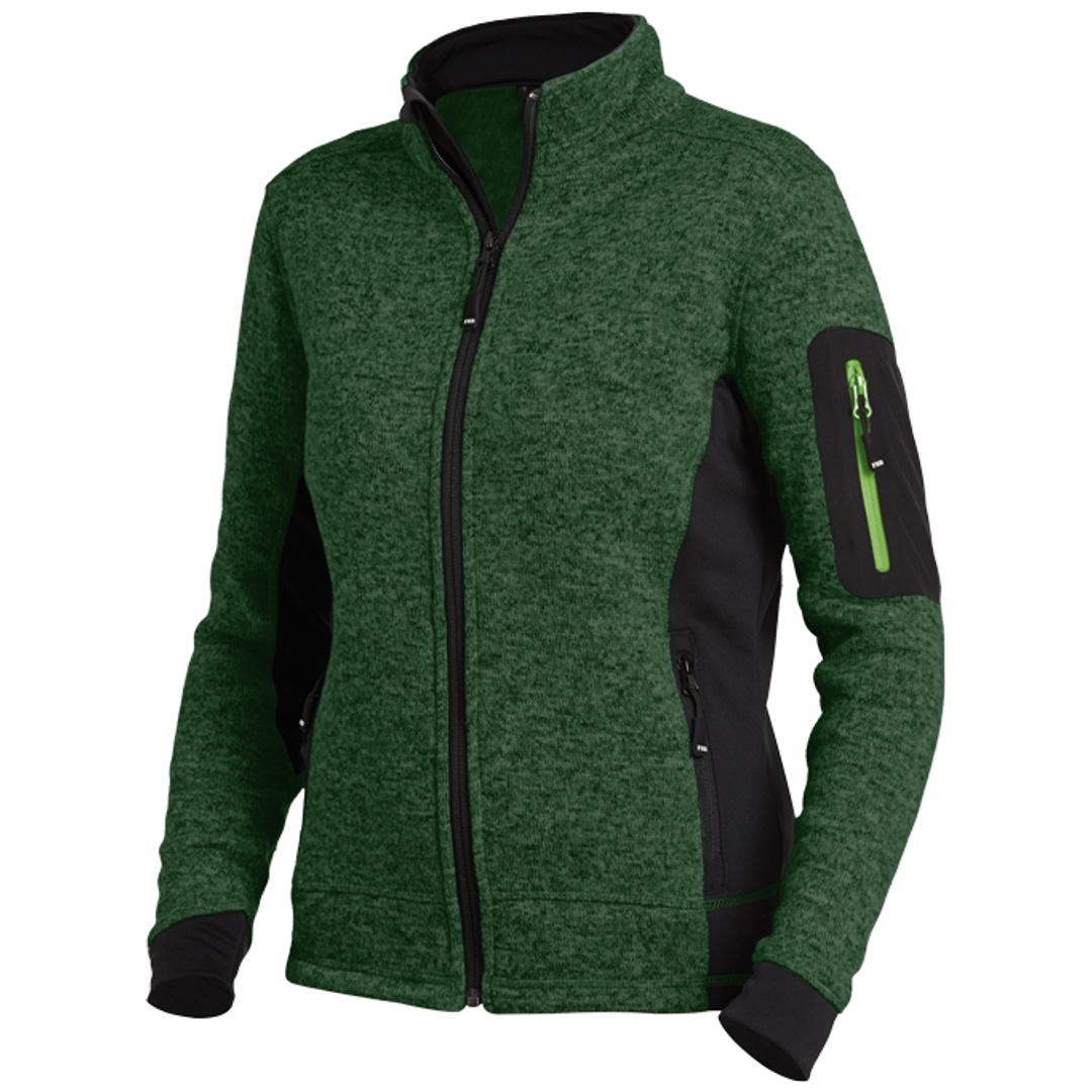 FHB Strickjacke Marieke 79596 L grün/schwarz