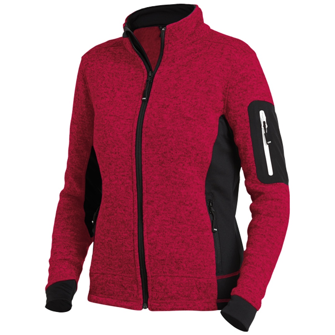 Fhb Strickjacke Marieke 79596 M Rot/schwarz