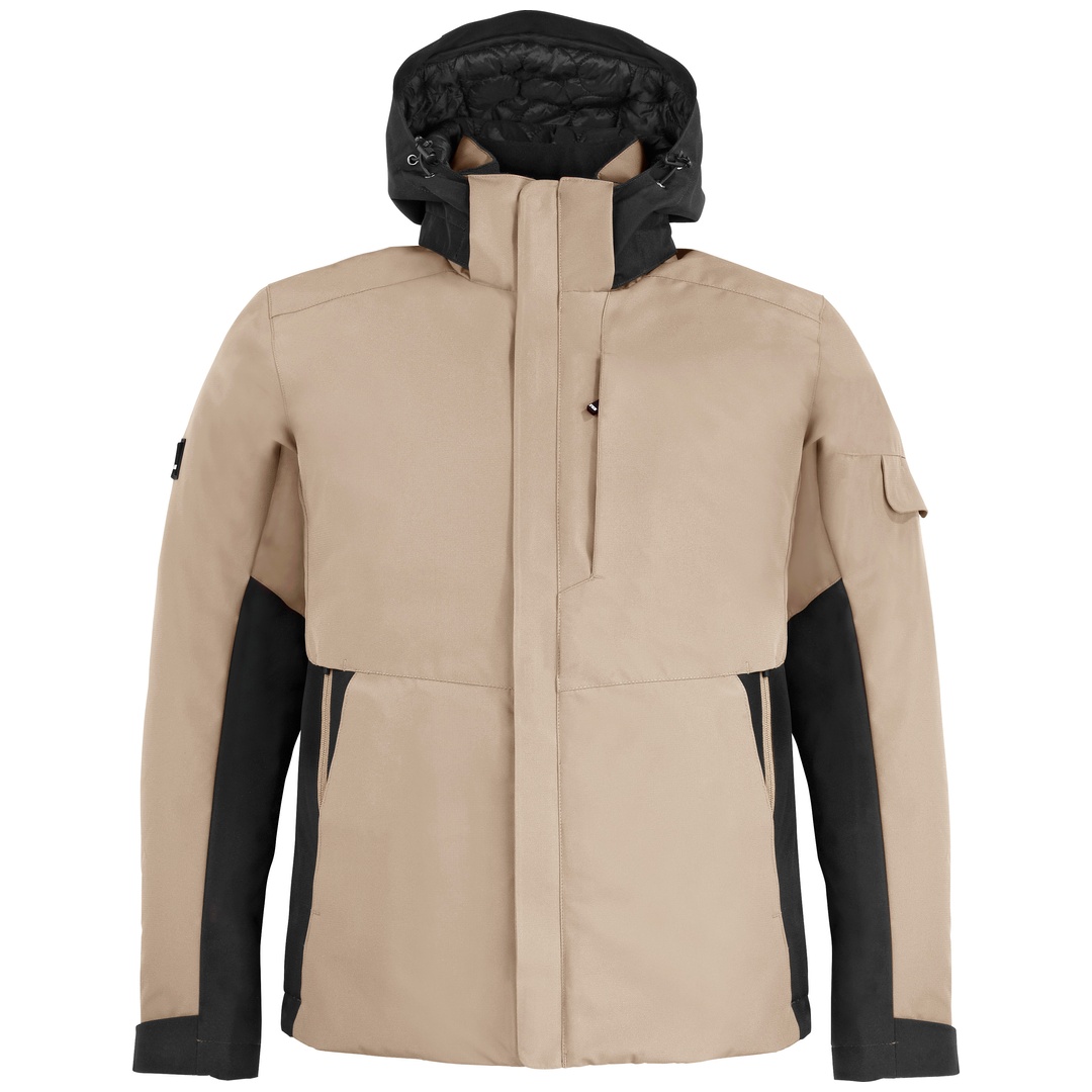 FHB Arbeitsjacke Primaloft GEORG 80101 Gr. XL beige/schwarz