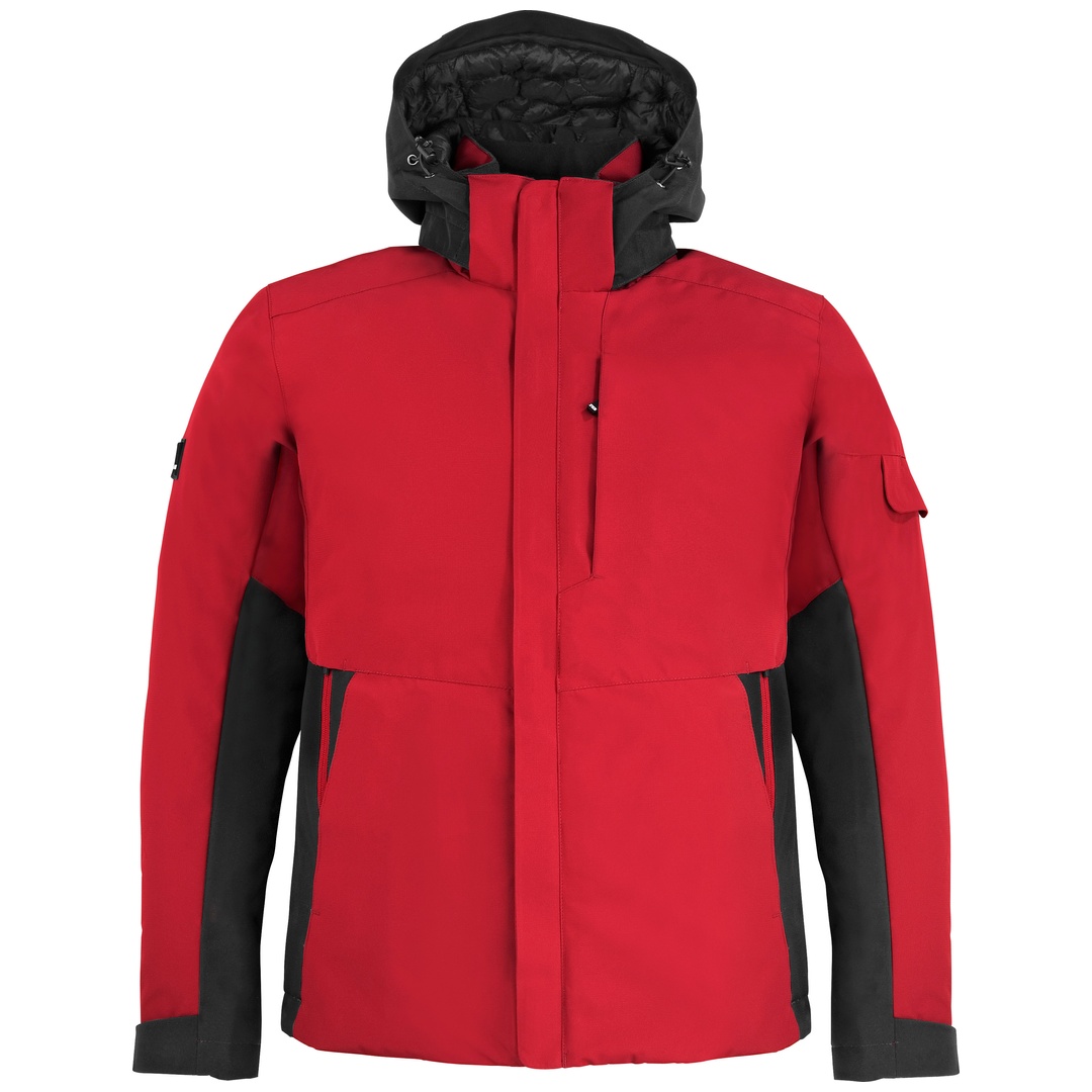 FHB Arbeitsjacke Primaloft GEORG 80101 Gr. L rot/schwarz