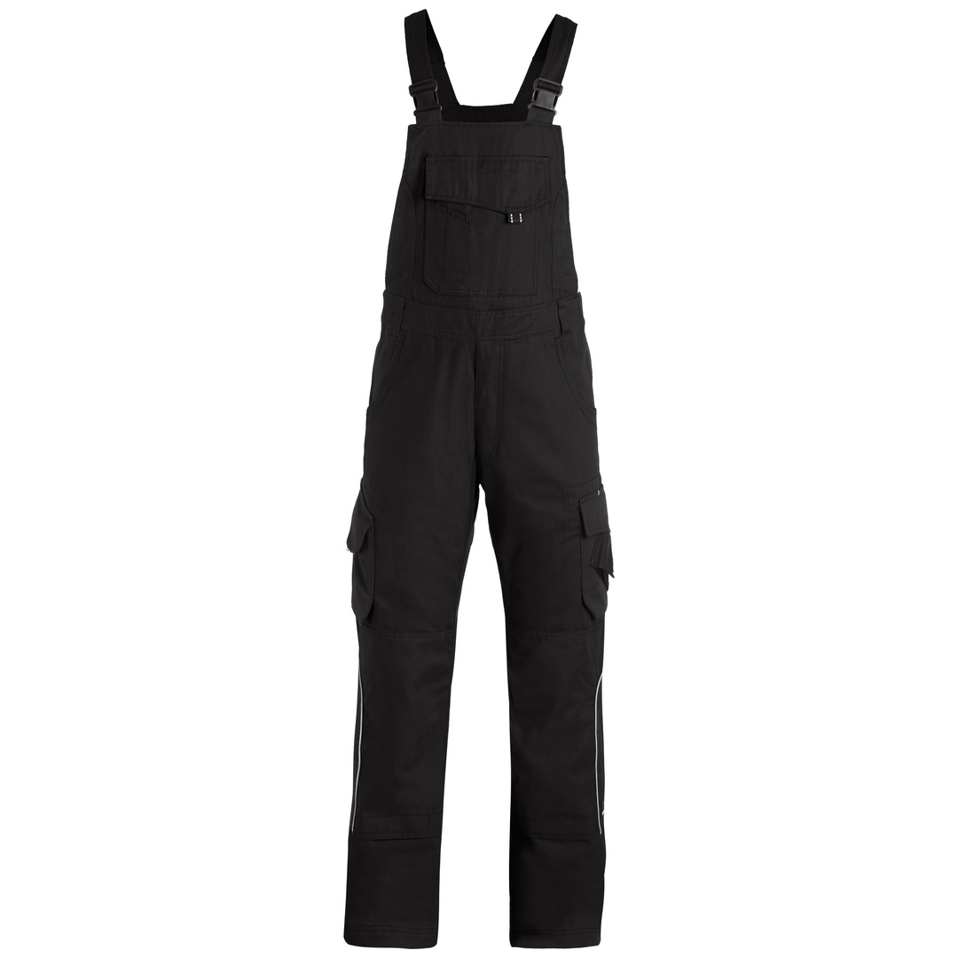 FHB Latzhose Herren Twill Eckhard 130630 102 schwarz