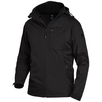 FHB JANNIK Softshelljacke, schwarz-RV schwarz, Gr. XL