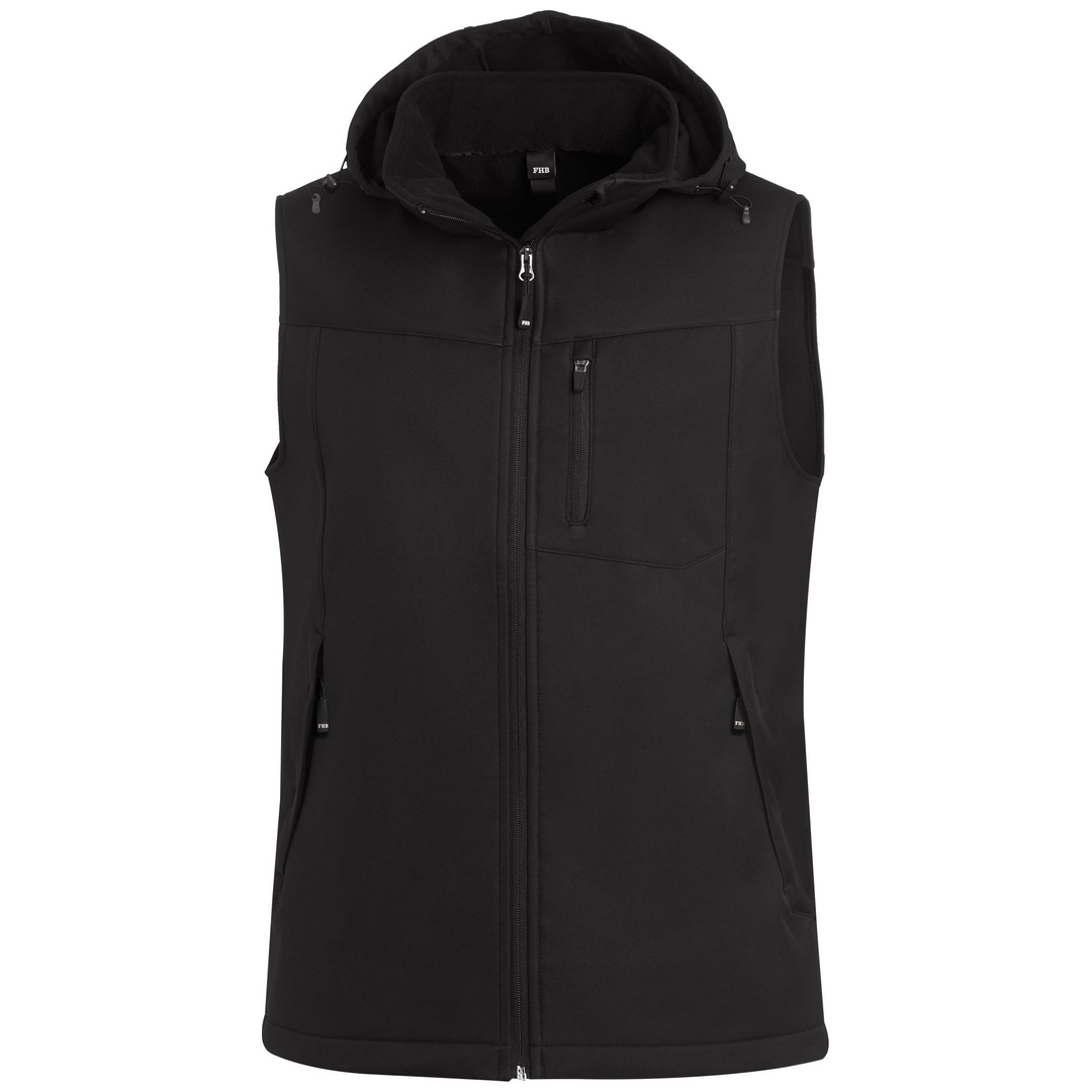 FHB Softshell Weste Justus 79110 Gr. S schwarz