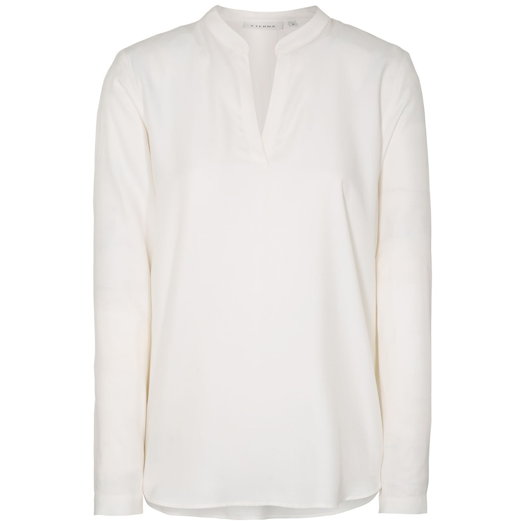 Eterna Bluse D931-5720-01 loose langarm (Standard) Gr. 40 champagner