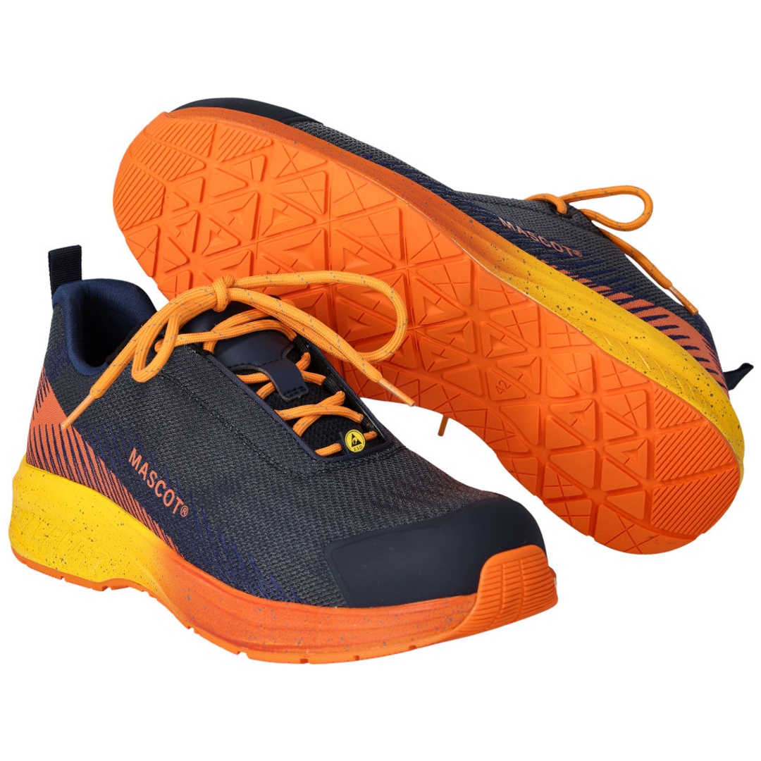 MASCOT Sicherheitshalbschuh FOOTWEAR CUSTOMIZED F1600-909 S1PS Gr. 41 dark navy/bright orange
