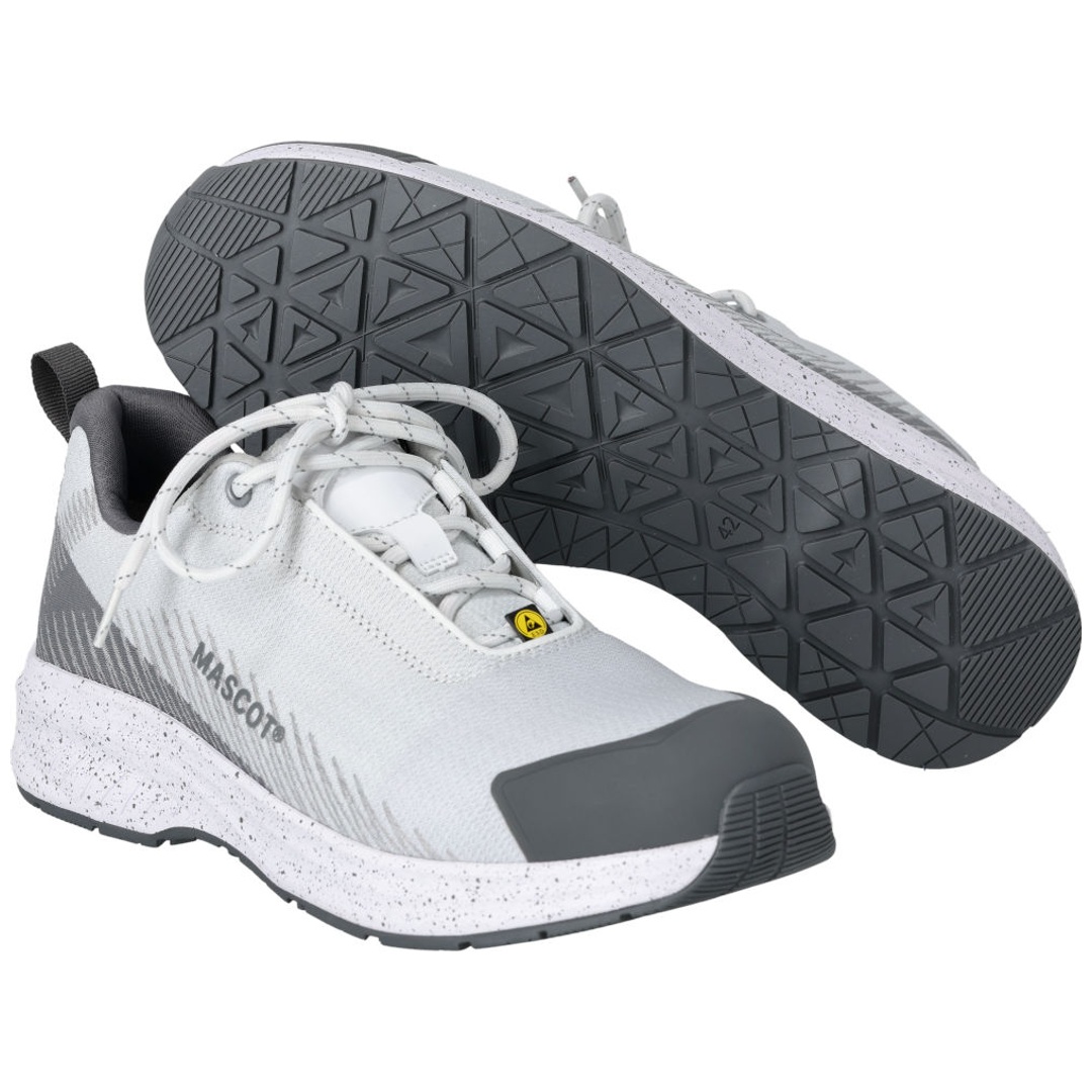 MASCOT Sicherheitshalbschuh FOOTWEAR CUSTOMIZED F1600-909 S1PS Gr. 47 white/stone grey