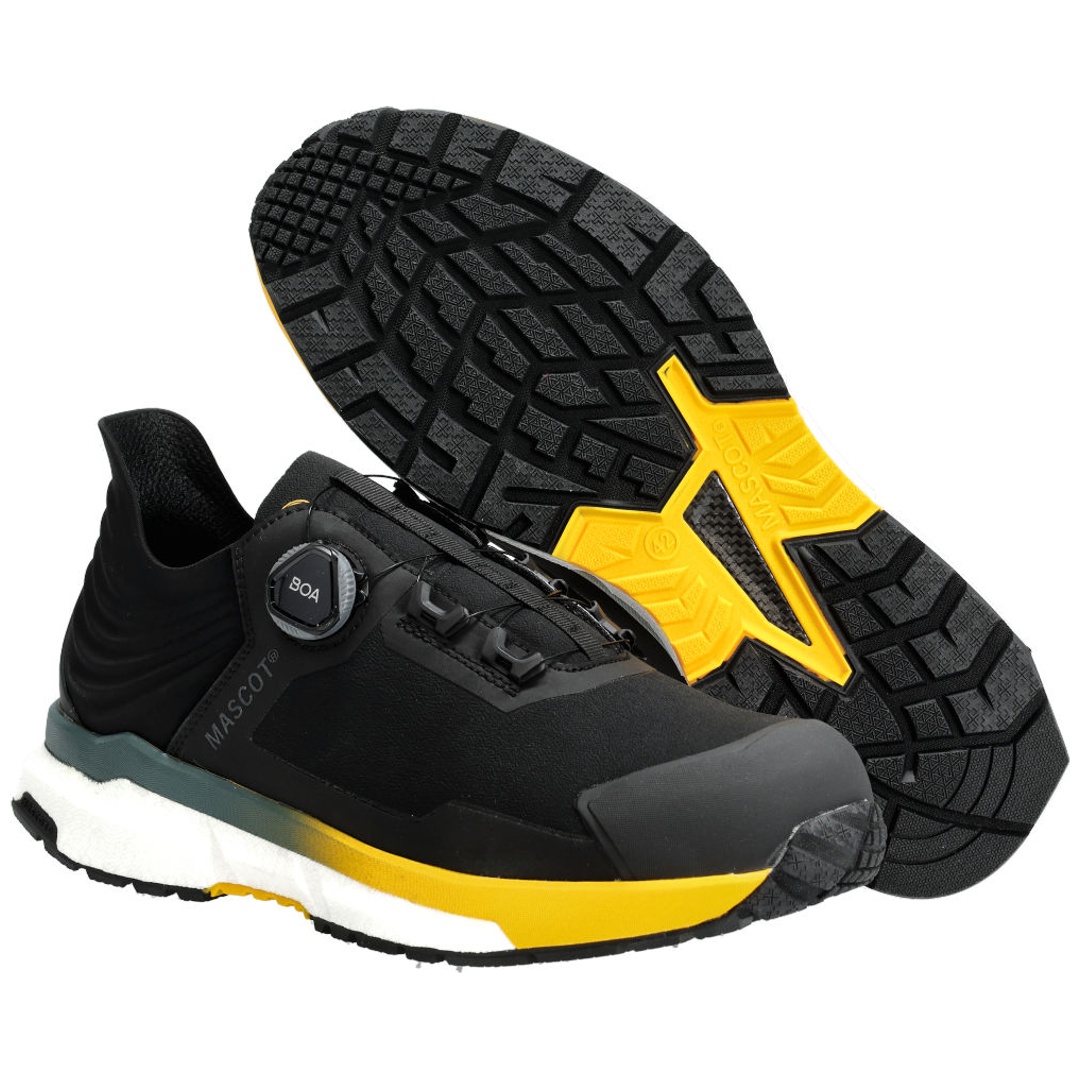 MASCOT FOOTWEAR CUSTOMIZED Sicherheitshalbschuh F1680-704 S3S Gr. 36 black/sunflower yellow