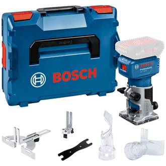 Bosch Akku-Oberfräse GLF 18V-8, incl. Zubehör, L-BOXX