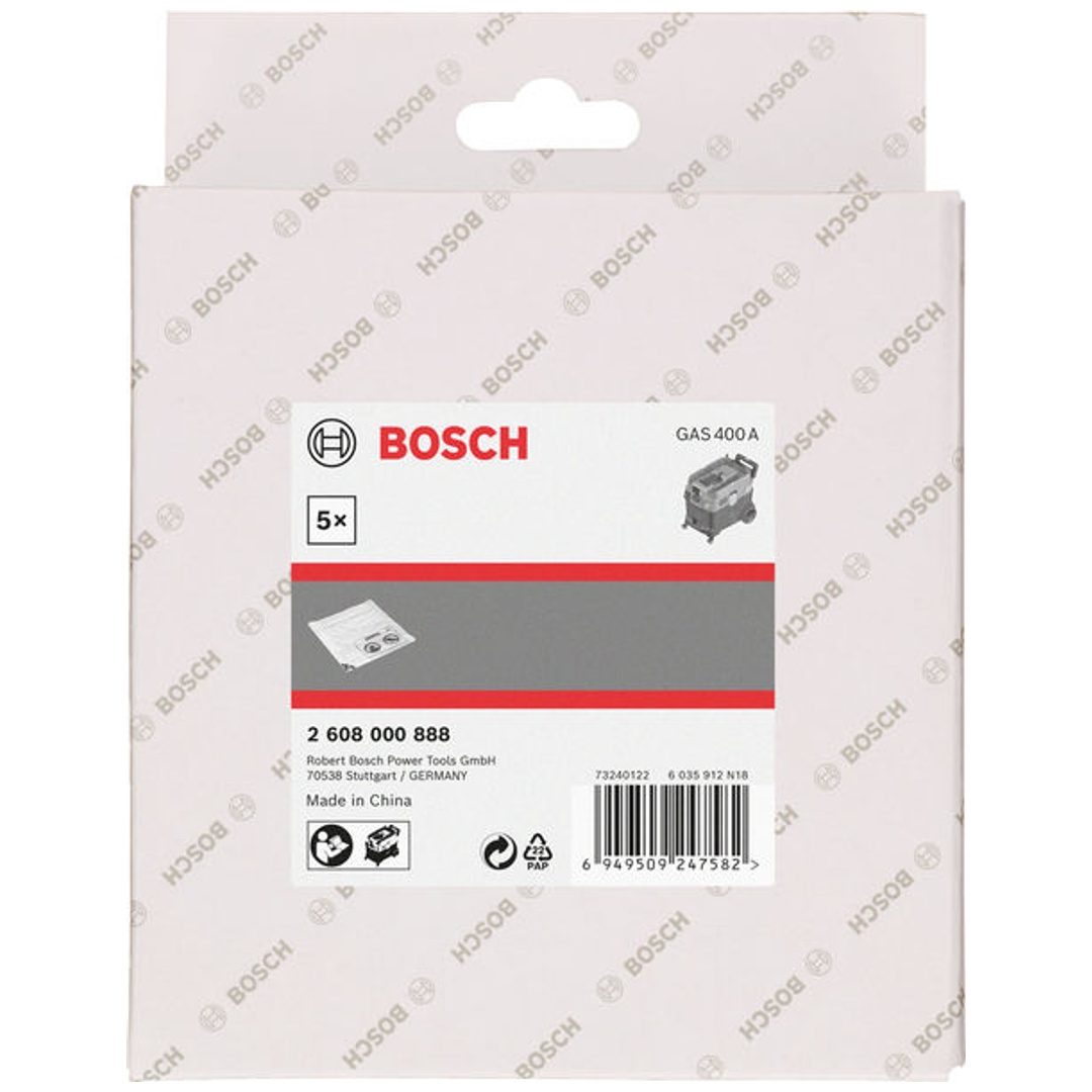 Bosch Entsorgungssack, für Staubsauger GAS 12-40 MA, GAS 400 A