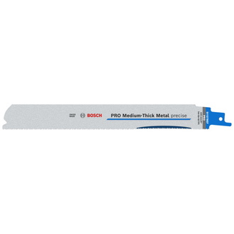 Bosch PRO Säbelsägeblatt Medium-Thick Metal precise S1137BEF, 1,1 x 25 x 225 mm, 2-tlg.