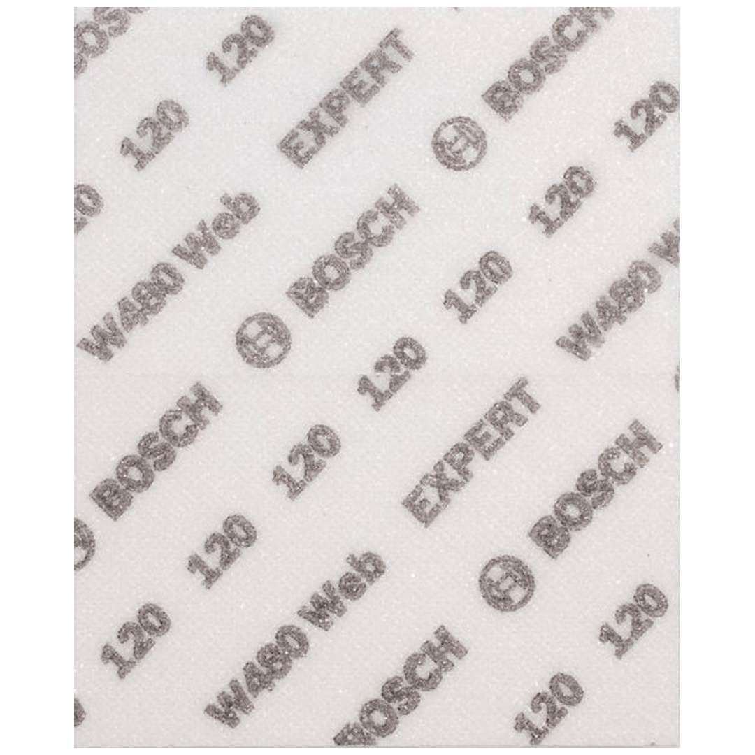 Bosch Schleifblatt ExW480 web, G120, 115 x 140 mm, (2 Stk.)