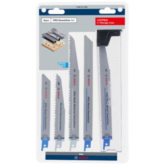 Bosch PRO Säbelsägeblatt Demolition Blade Set, 6-tlg.